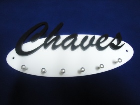 Porta Chaves Oval